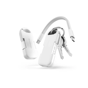Batterie externe de secours ultra-compacte de 1 000 mAh conçue pour votre porte-clés personnalisable