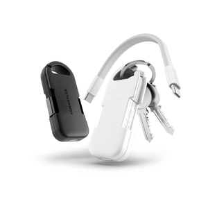Batterie externe de secours ultra-compacte de 1 000 mAh conçue pour votre porte-clés personnalisable