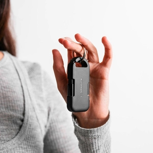Batterie externe de secours ultra-compacte de 1 000 mAh conçue pour votre porte-clés personnalisable