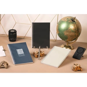 Bloc-notes A5 avec couverture souple, fabriqué à partir de papier 100 % recyclé personnalisable