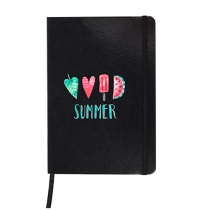 Bloc notes doublé A5, carnet couverture rigide personnalisable