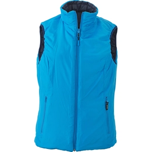 Bodywarmer Femme matelassé avec poche intérieure zippée personnalisable