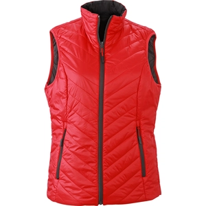 Bodywarmer Femme matelassé avec poche intérieure zippée personnalisable