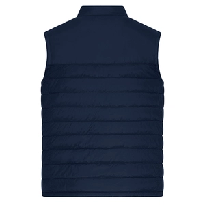 Bodywarmer Homme en polyester recyclé - déperlant et fermeture YKK personnalisable