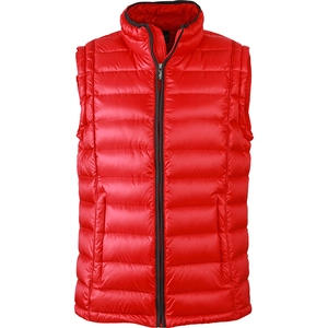 Bodywarmer Homme matelassé avec poche intérieure zippée personnalisable