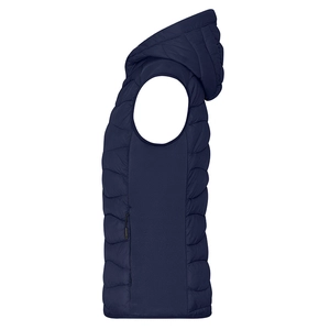 Bodywarmer matelassé Femme avec capuche - fermeture YKK personnalisable