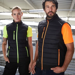 Bodywarmer technique Homme en PET recyclé  personnalisable