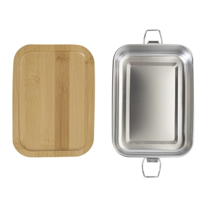 Boîte à lunch en acier inoxydable recyclé personnalisable