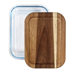 Boîte repas 1L en verre borosilicate personnalisable