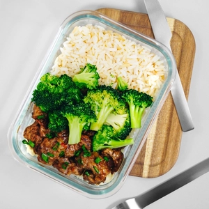 Boîte repas 1L en verre borosilicate personnalisable