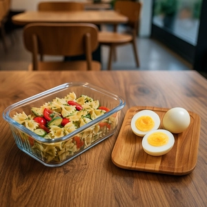 Boîte repas 1L en verre borosilicate personnalisable
