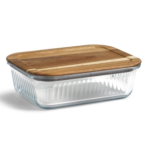 Boîte repas 1L en verre borosilicate personnalisable