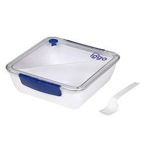 Boîte repas DELICIOUS 1 litre avec couvercle personnalisable