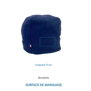 Bonnet polaire certifié origine France garantie personnalisable