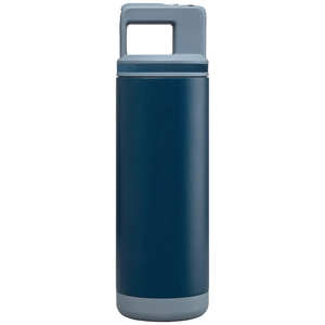 Bouteille acier inoxydable, paille amovible - 590 ml personnalisable
