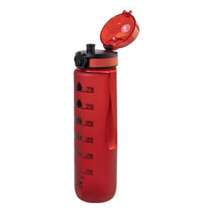 Bouteille avec graduation en RPET - 1 litre personnalisable