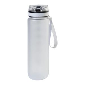 Bouteille avec graduation en RPET - 1 litre personnalisable