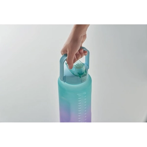 Bouteille d'eau de motivation en RPET personnalisable