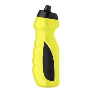 Bouteille de sport avec poignée pratique en plastique PE solide personnalisable