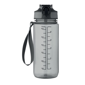 Bouteille de sport motivante en RPET avec paille intégrée personnalisable