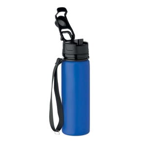 Bouteille de sport pliable en silicone avec couvercle en PP personnalisable