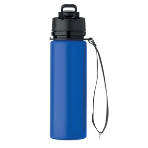 Bouteille de sport pliable en silicone avec couvercle en PP personnalisable