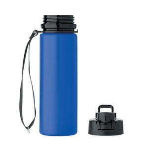 Bouteille de sport pliable en silicone avec couvercle en PP personnalisable