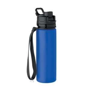 Bouteille de sport pliable en silicone avec couvercle en PP personnalisable