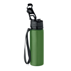 Bouteille de sport pliable en silicone avec couvercle en PP personnalisable