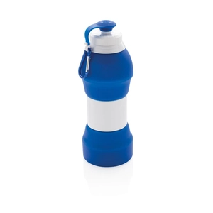 Bouteille de sport pliable isotherme en silicone 580 ml personnalisable