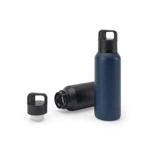 Bouteille en acier inoxydable (91% recyclé) avec double paroi isolée sous vide 590 mL