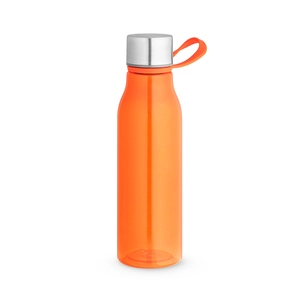 Bouteille en PET recyclé (100 % rPET) avec une finition brillante translucide personnalisable