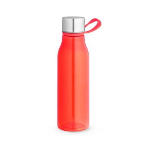 Bouteille en PET recyclé (100 % rPET) avec une finition brillante translucide personnalisable