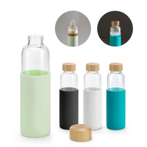 Bouteille en verre borosilicate 600 ml - Gourde DAKAR personnalisable