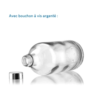 Bouteille en verre premium - bouteille lourde au design robuste personnalisable