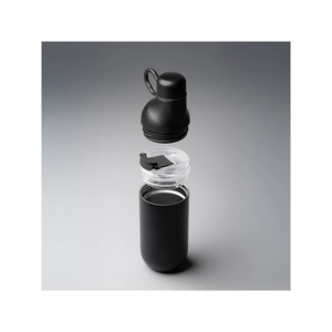 Bouteille et gobelet 2 en 1 (500 ml / 370 ml) Double paroi en acier inoxydable recyclé et ABS personnalisable