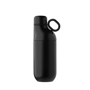 Bouteille et gobelet 2 en 1 (500 ml / 370 ml) Double paroi en acier inoxydable recyclé et ABS