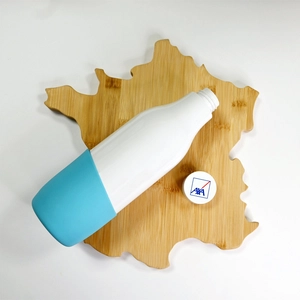 Bouteille isotherme 500 ml Made in France - matière biosourcée personnalisable