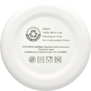 Bouteille isotherme 500ml avec isolation par le vide et couche de cuivre personnalisable