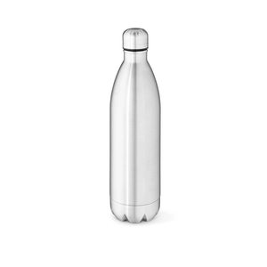 Bouteille isotherme en acier inox recyclé 1100 ml - finition brillante personnalisable