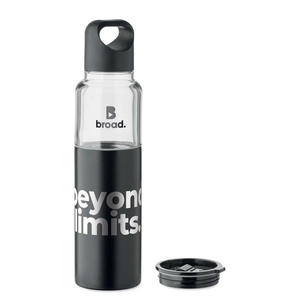 Bouteille rechargeable 2 en 1 en Tritan et gobelet double paroi personnalisable