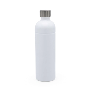 Bouteille simple paroi 1070 ml en inox recyclé - bouchon élégant personnalisable