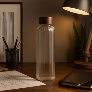 Bouteille stries intérieur - 550 ml personnalisable