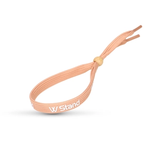 Bracelet lacet en polyester personnalisable au pantone personnalisable