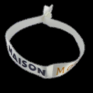 Bracelet satin avec verrou de sécurité personnalisé personnalisable