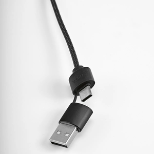 Câble 5 en 1 avec sortie type C, micro Usb et Lightning personnalisable