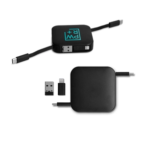 Câble de charge rétractable 4 en 1 personnalisable