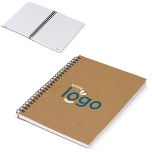 Cahier à spirale en papier de roches ligné 130g,m2 personnalisable