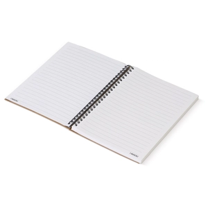 Cahier à spirale en papier de roches ligné 130g,m2 personnalisable