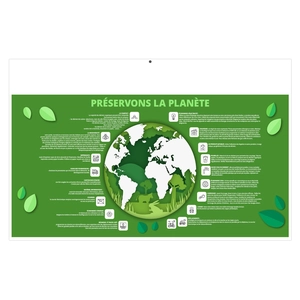 Calendrier bancaire publicitaire 14 mois alsacien personnalisable